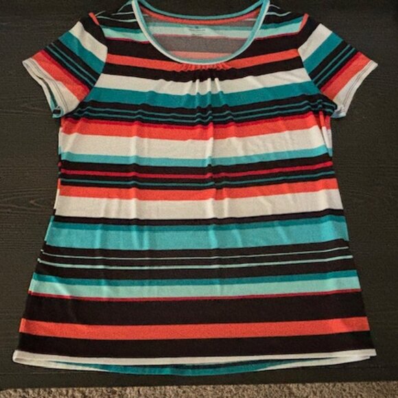 3 Worthington Scoop Neck Short Cap Sleeve Tops - Size Large - Picture 6 of 15